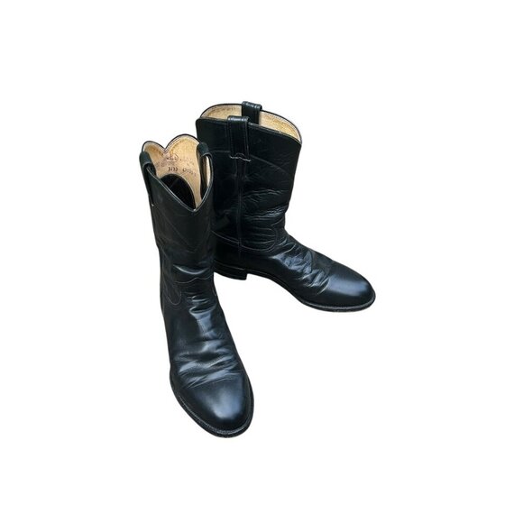 Justin Boots Other - Justin Men's Black Western Roper Collection Dress Boot Size 8 D Style 3133
